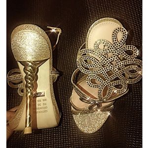 New BEBE sparkling Heels
